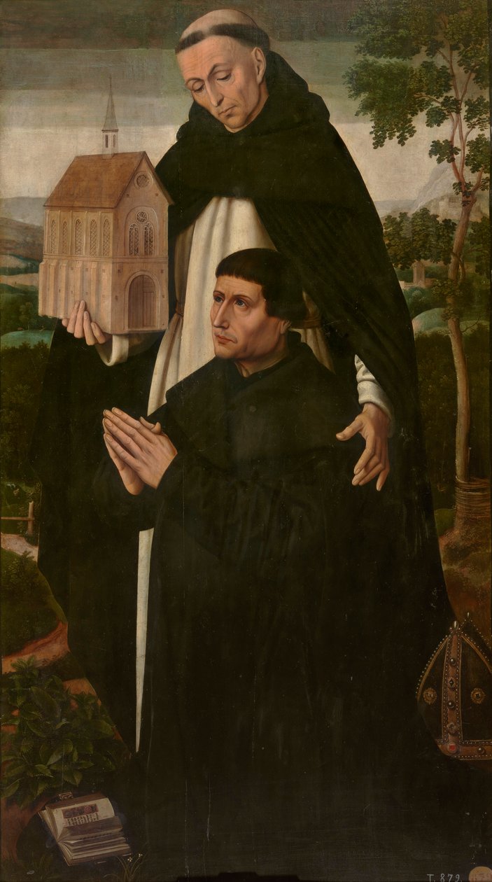 St Thomas ja lahjoittaja tekijältä Ambrosius Benson