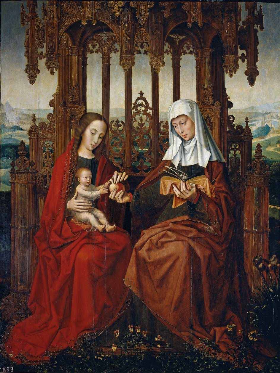 Neitsyt ja lapsi sekä Pyhä Anna tekijältä Ambrosius Benson