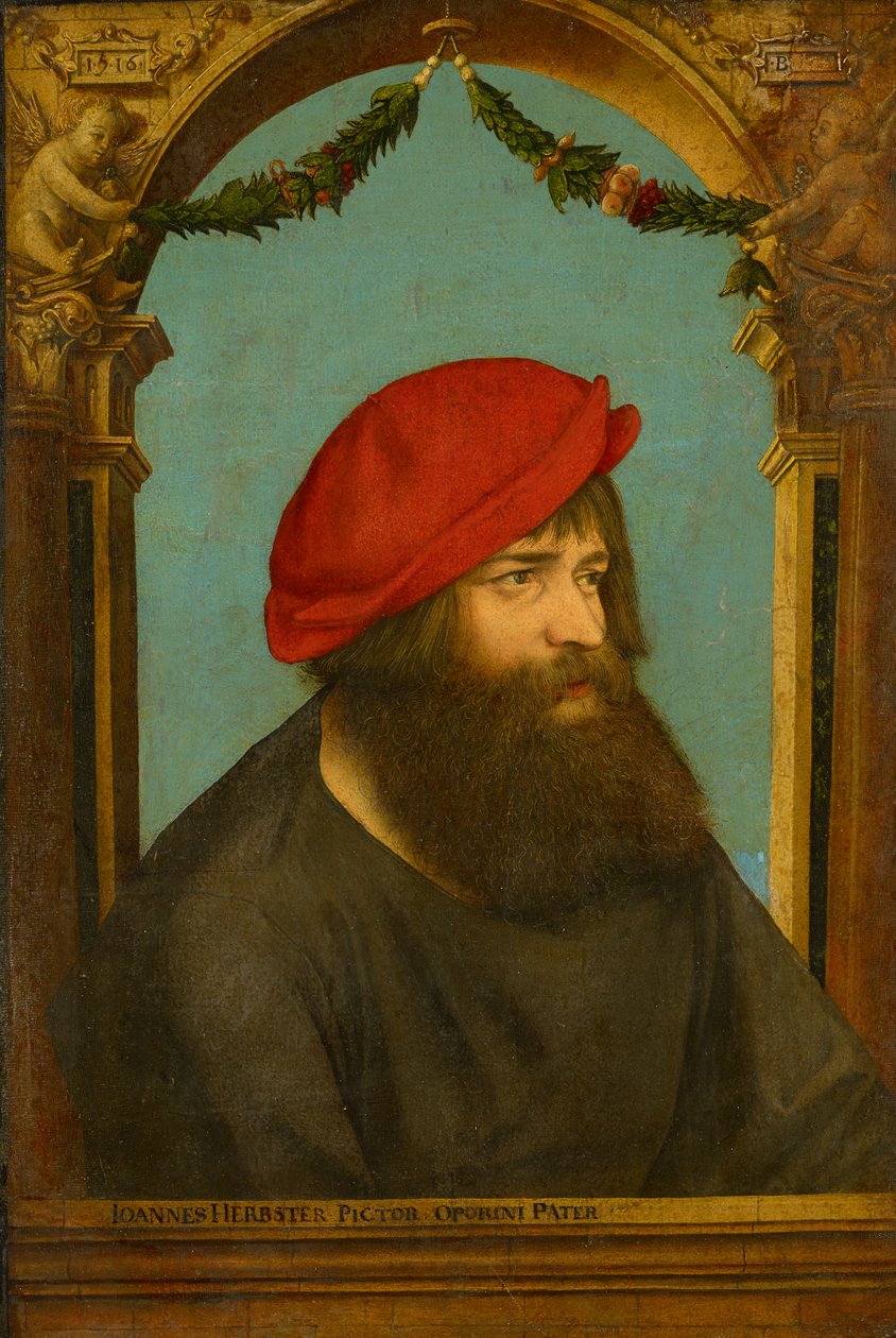 Muotokuva Hans Herbst (Herbster) tekijältä Ambrosius Holbein