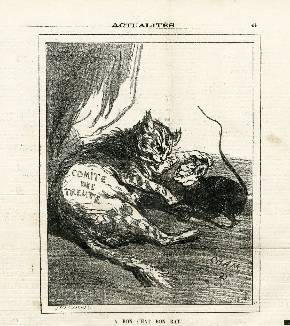 Kuva Chamista (1819-1879) Le Charivarissa tekijältä Amédée de Noé