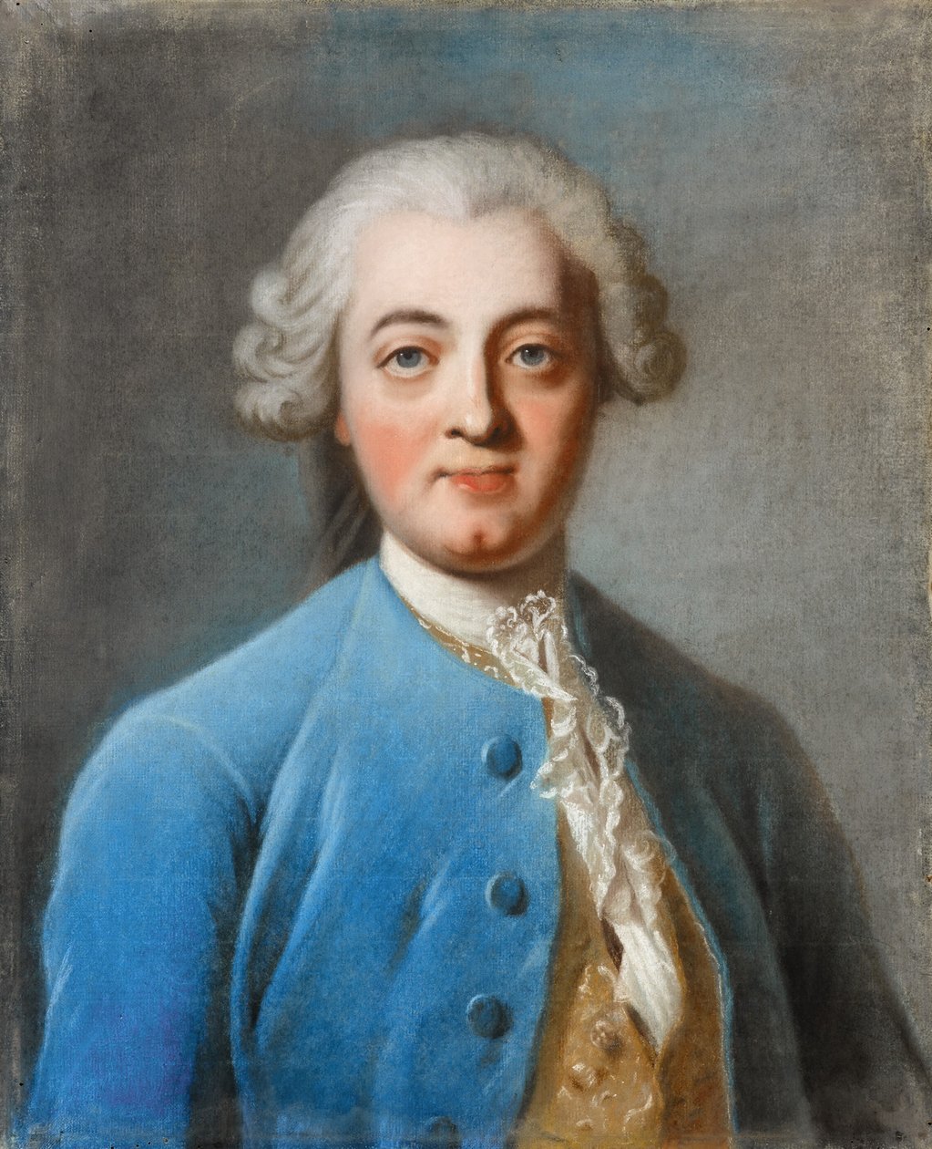 Claude Adrien Helvetiuksen muotokuva 1715-1771 tekijältä Charles Amedee Philippe van Loo