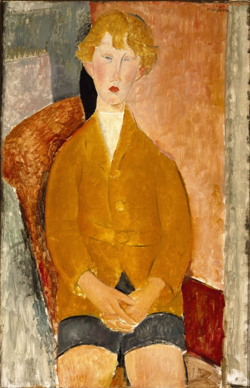 Poika lyhyissä housuissa tekijältä Amedeo Modigliani