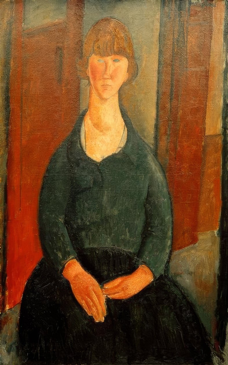 Das Blumenmädchen tekijältä Amedeo Modigliani