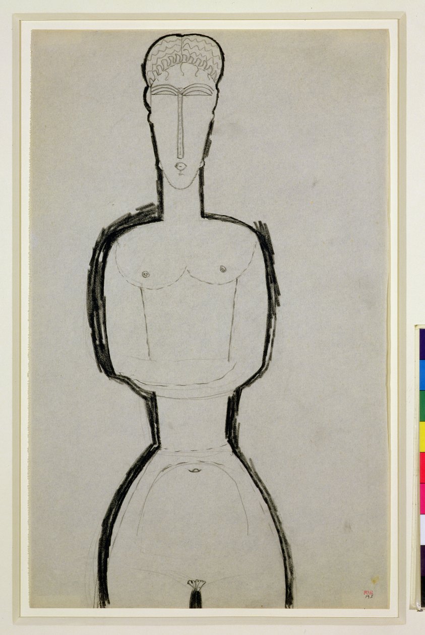 Nainen alaston tekijältä Amedeo Modigliani
