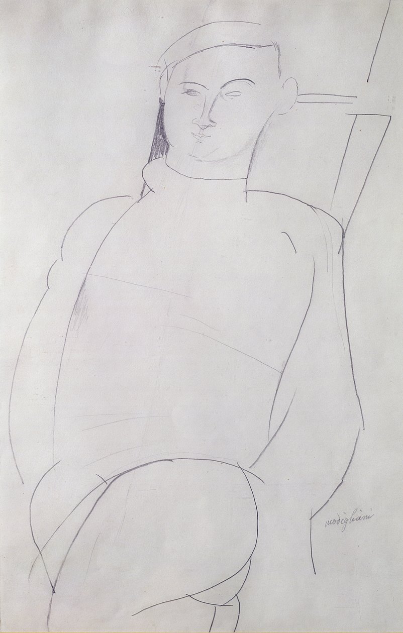 Jacques Lipchitz (1891-1973) n. 1917 tekijältä Amedeo Modigliani