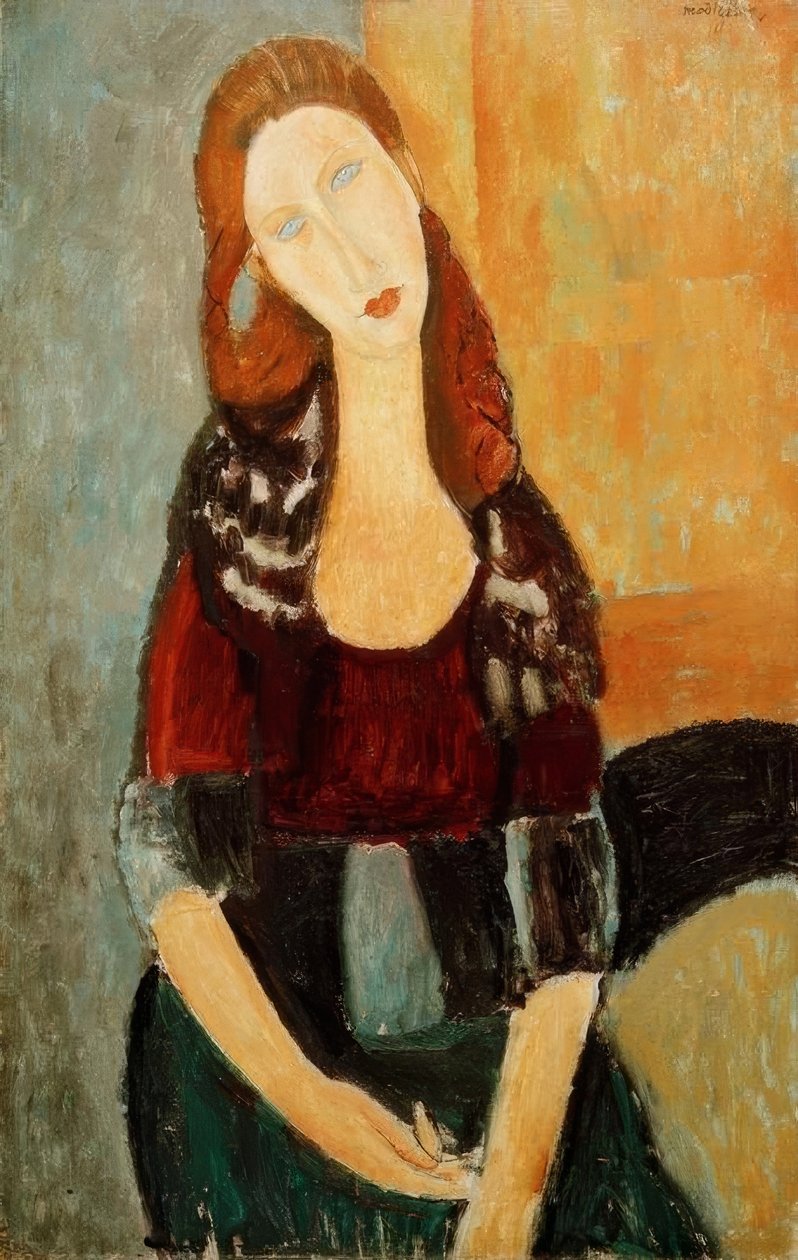 Jeanne Hébuterne avustaja tekijältä Amedeo Modigliani