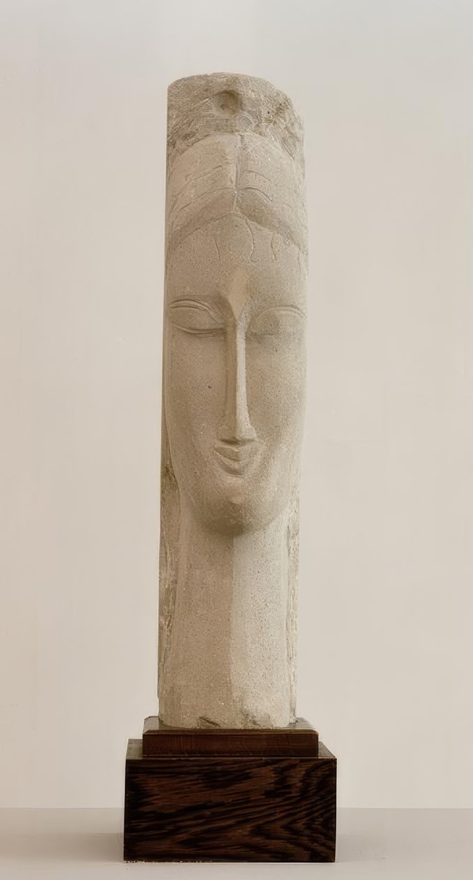 Kopf einer Frau tekijältä Amedeo Modigliani