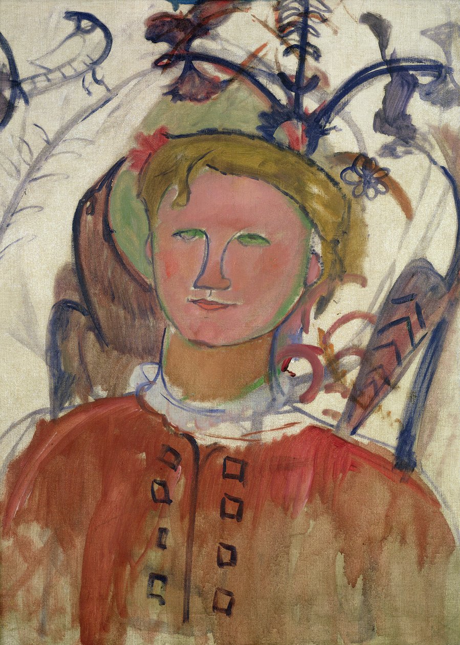 Marie Vassilieff (1884-1957) tekijältä Amedeo Modigliani