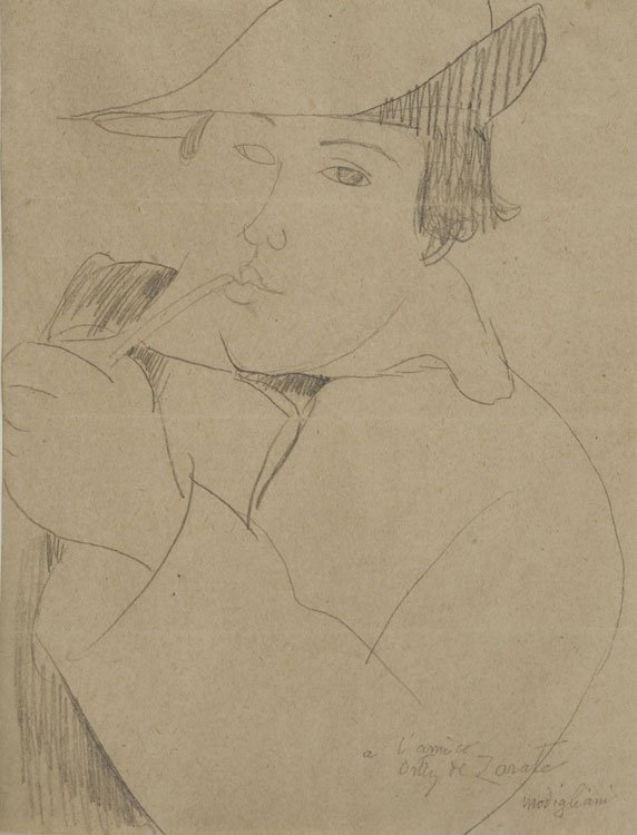 Manuel Ortiz de Zaraten muotokuva tekijältä Amedeo Modigliani