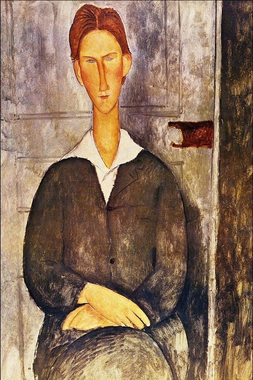 Nuoren miehen muotokuva tekijältä Amedeo Modigliani