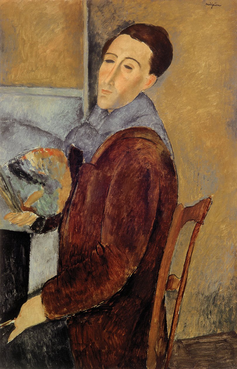 Omakuva, 1919 tekijältä Amedeo Modigliani
