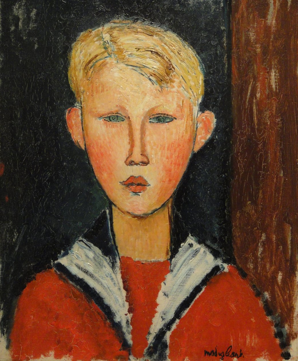 Sinisilmäinen poika tekijältä Amedeo Modigliani
