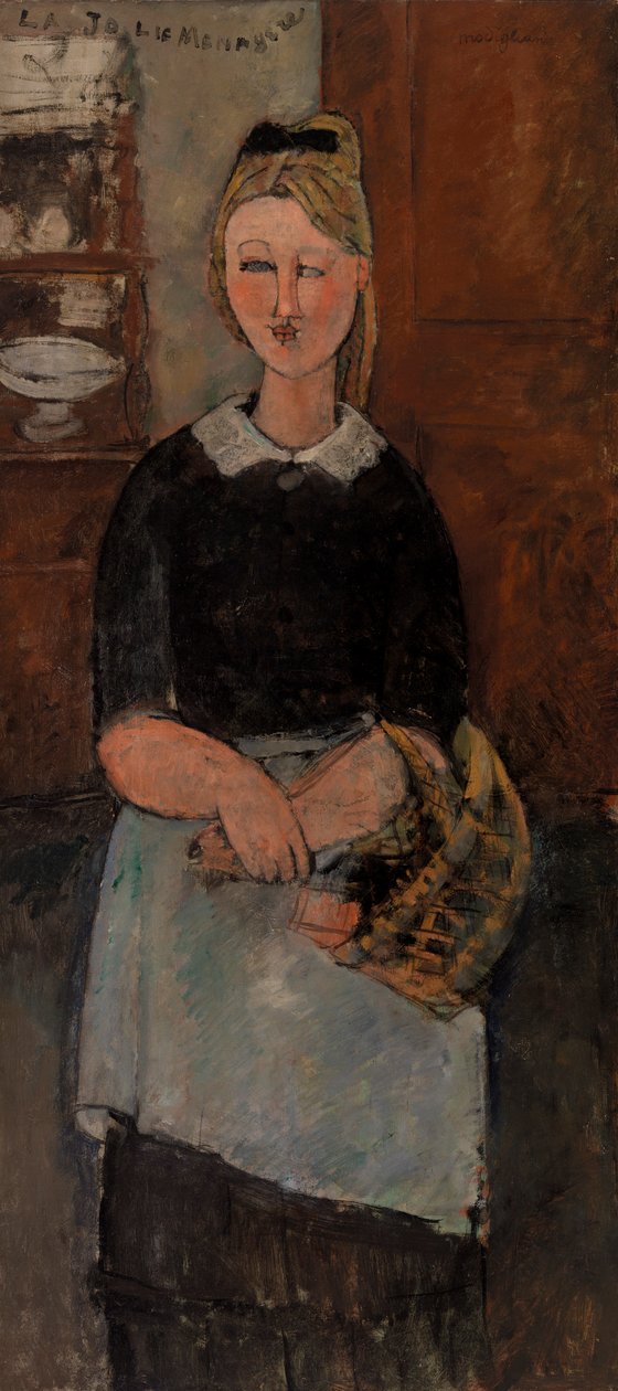 Kaunis kotiäiti (La Jolie ménagère) tekijältä Amedeo Modigliani