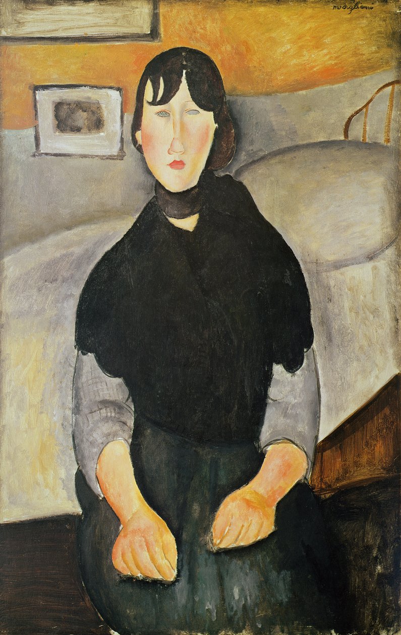 Kansan nuori nainen tekijältä Amedeo Modigliani