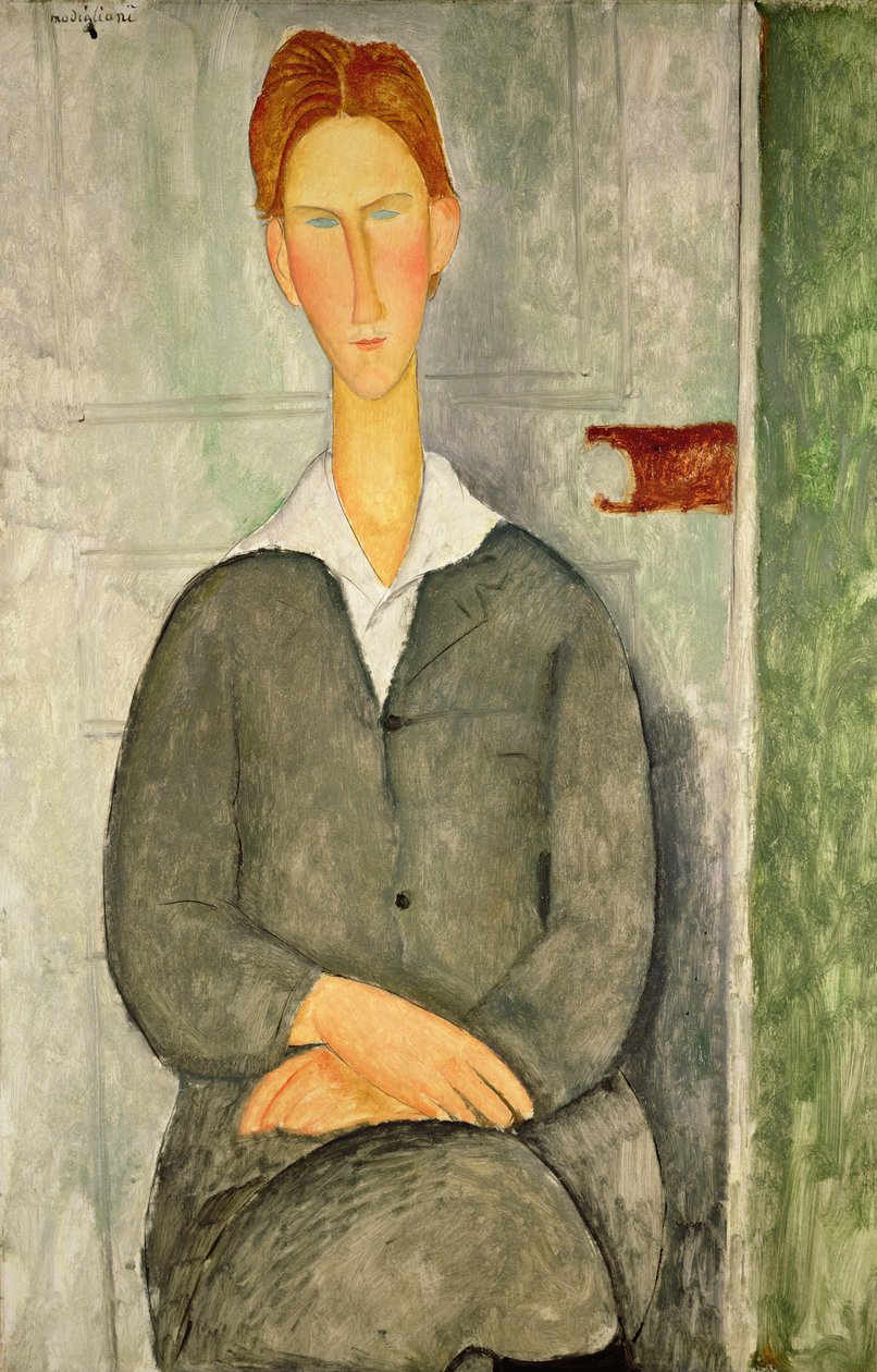 Nuori punatukkainen poika, 1906 tekijältä Amedeo Modigliani