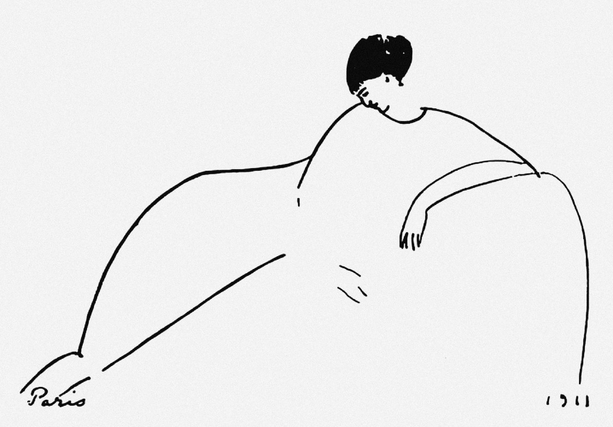 Anna Ekmatova, ೧೯೧೧ tekijältä Amedeo Modigliani