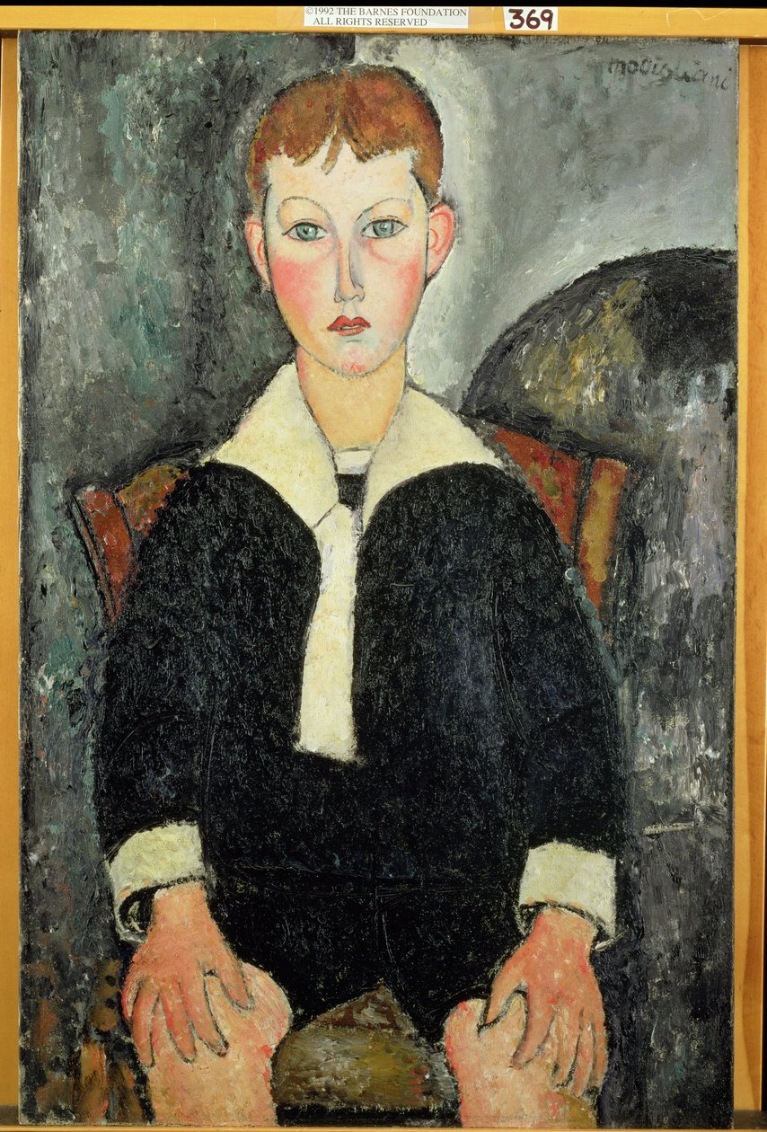 Poika merimiespuvussa tekijältä Amedeo Modigliani