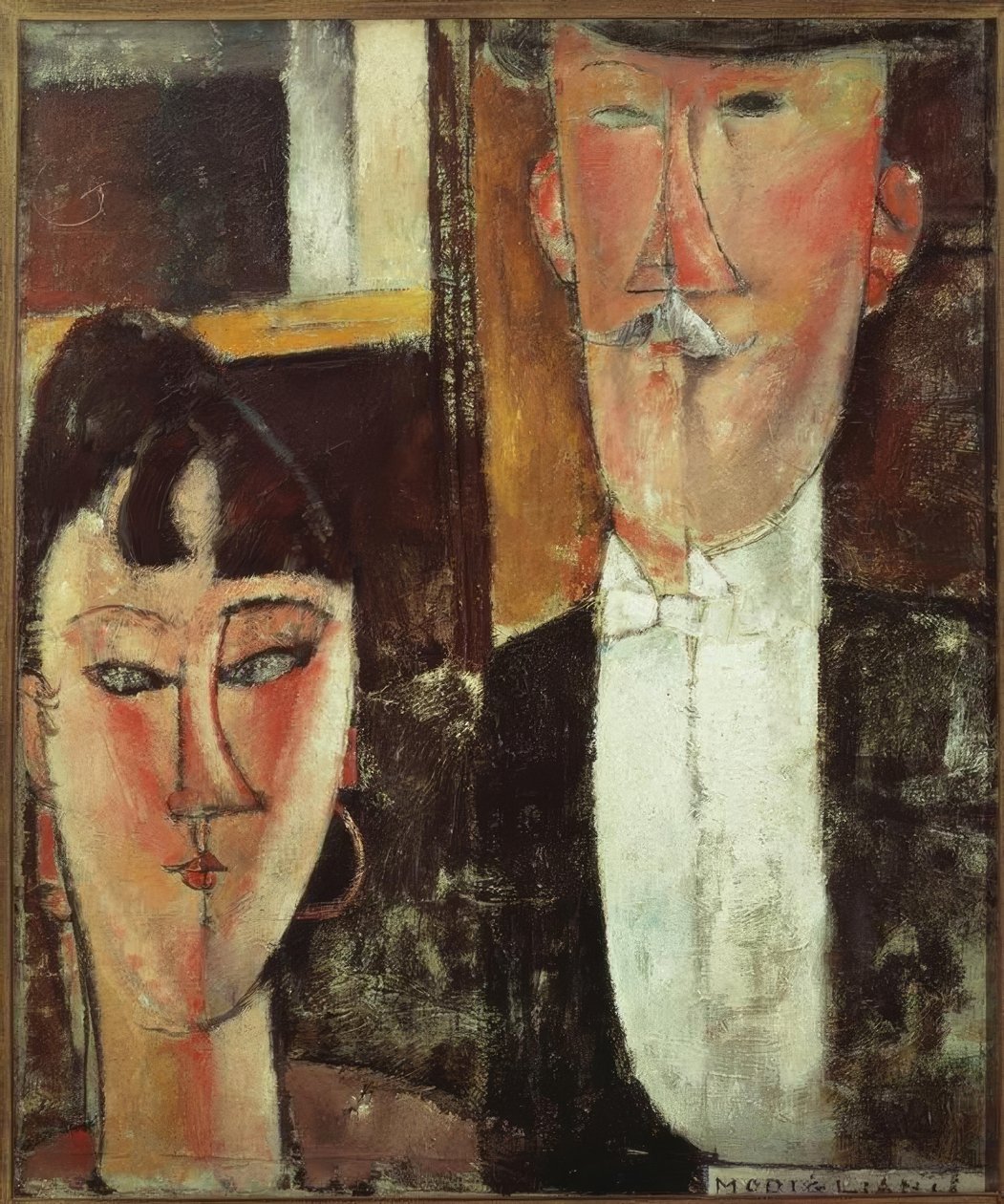 Braut und Bräutigam tekijältä Amedeo Modigliani
