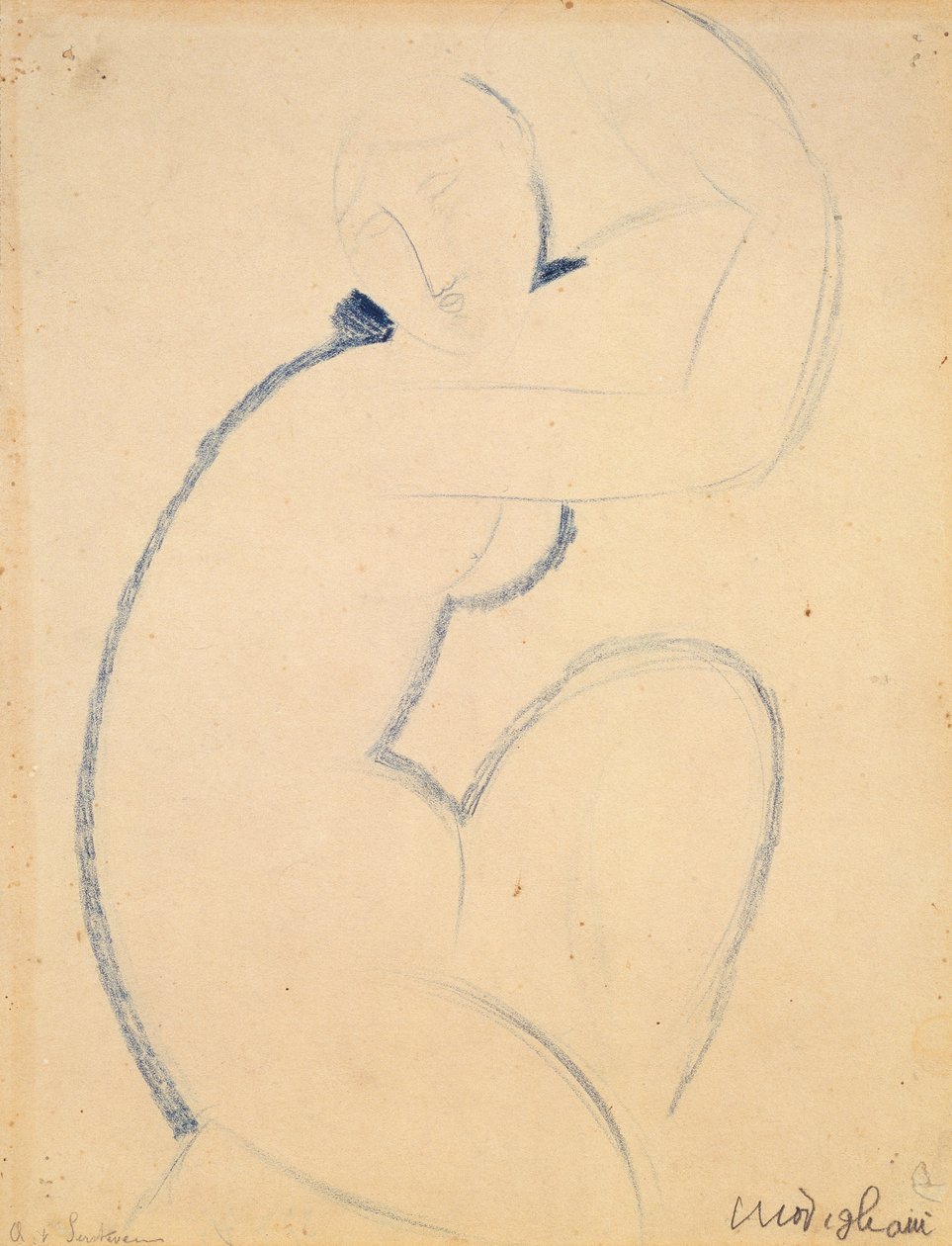 Cariatide tekijältä Amedeo Modigliani