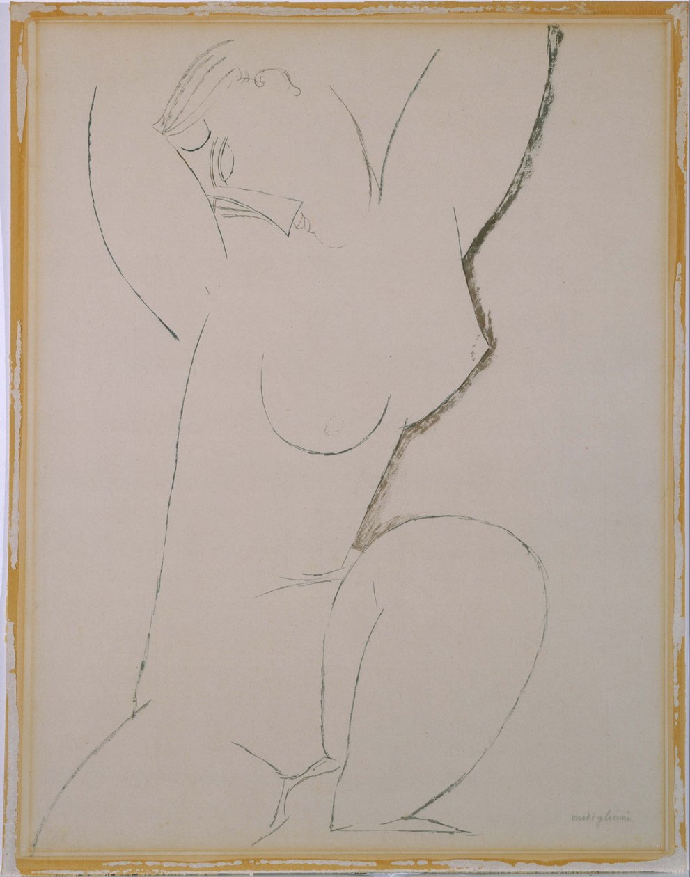 Caryatid tekijältä Amedeo Modigliani