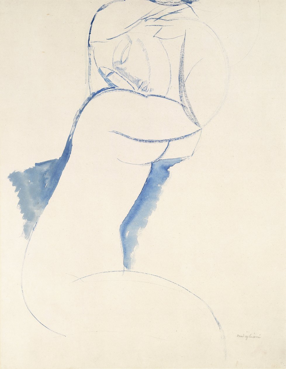 Caryatide, n. 1913 tekijältä Amedeo Modigliani