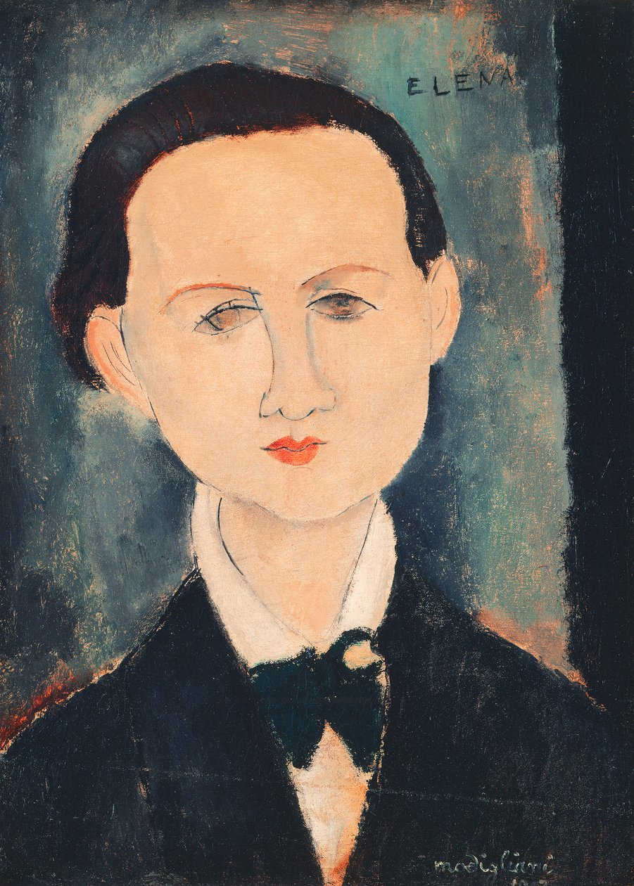 Elena Povolozky, 1917 tekijältä Amedeo Modigliani