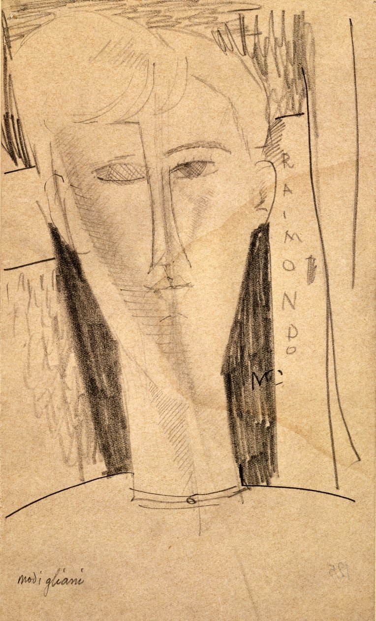 Pää - Raimondo tekijältä Amedeo Modigliani