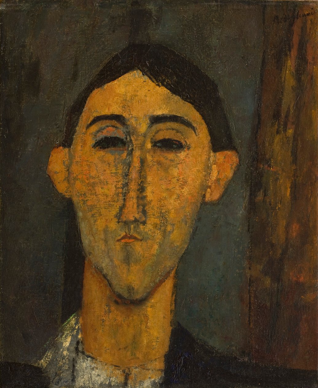Miehen pää, n. 1915-1916 tekijältä Amedeo Modigliani