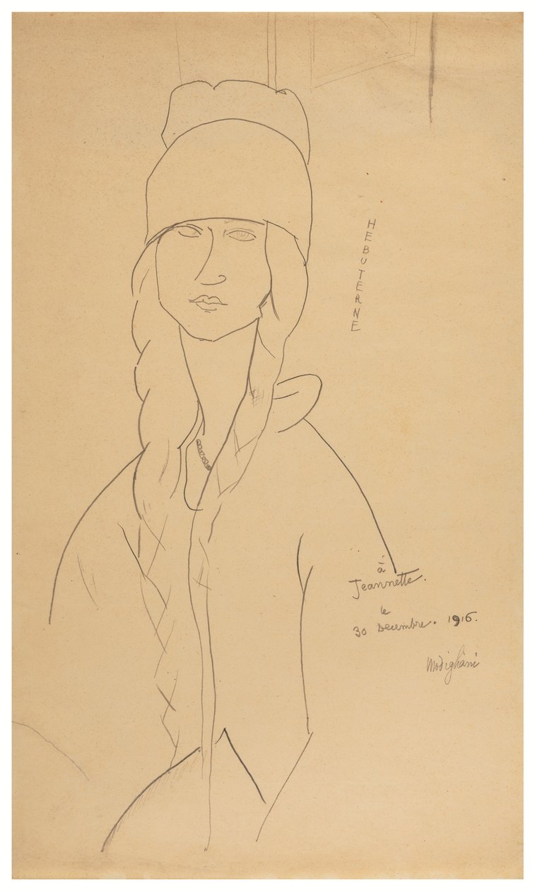 Jeanne Hébuterne tekijältä Amedeo Modigliani