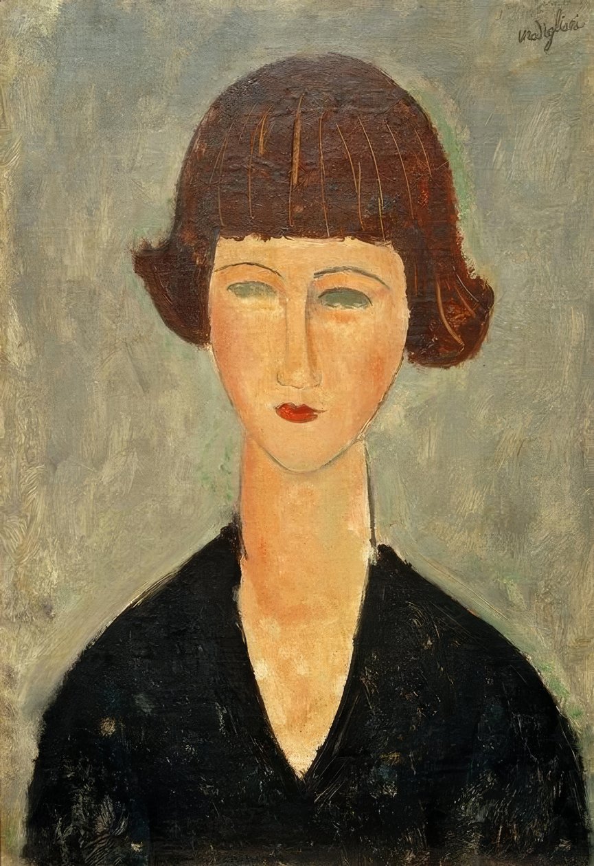 Junge Brünette tekijältä Amedeo Modigliani