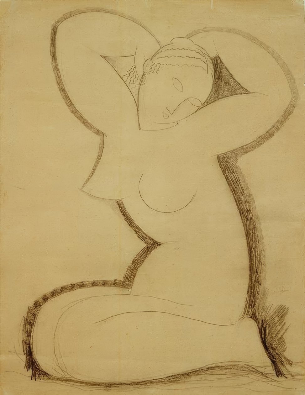 Karyatide tekijältä Amedeo Modigliani