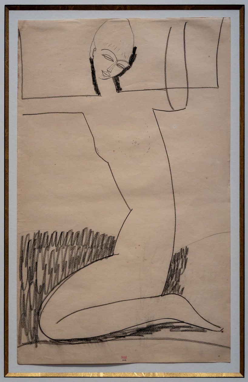 Polvistuvat karyatidit tekijältä Amedeo Modigliani