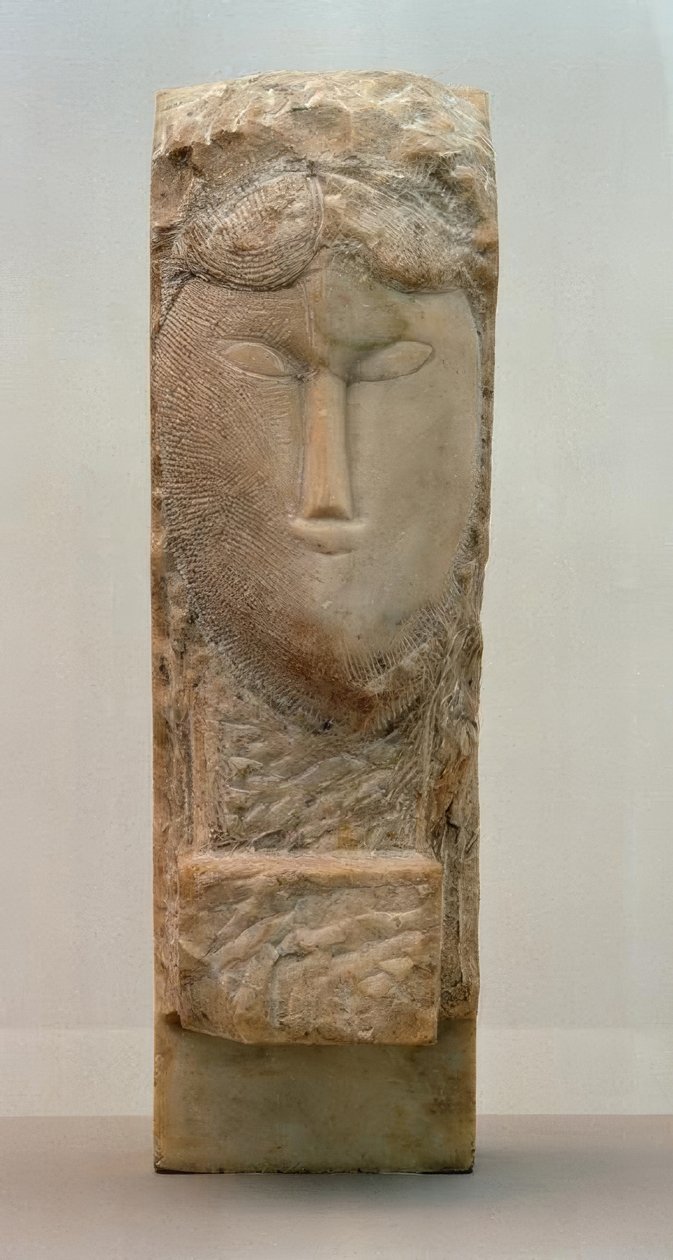 Kopf einer Frau tekijältä Amedeo Modigliani