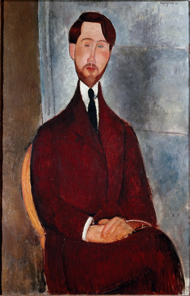 Leopold Zborowski - Leopold Zborowskin muotokuva tekijältä Amedeo Modigliani