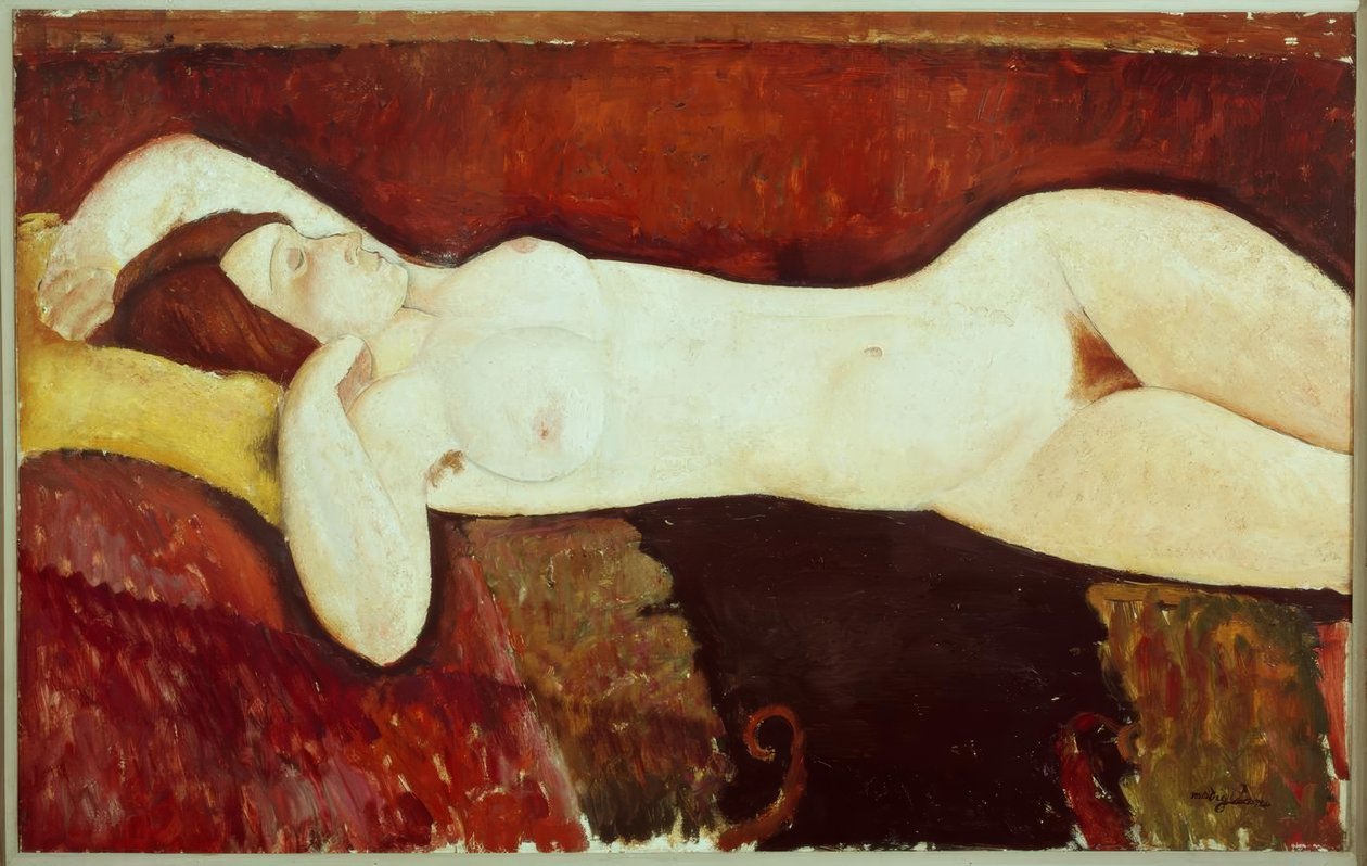 Liegender Akt – Le Grand Nu tekijältä Amedeo Modigliani