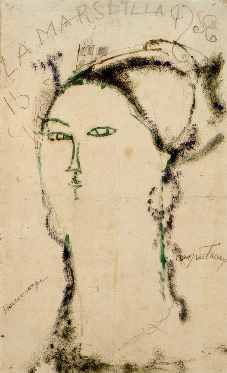 Madame Othon Friesz (La Marseillaise) tekijältä Amedeo Modigliani