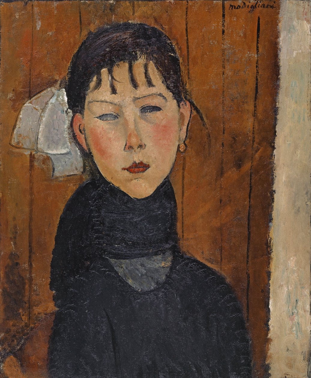 Marie (Marie, kansan tytär), 1918 tekijältä Amedeo Modigliani