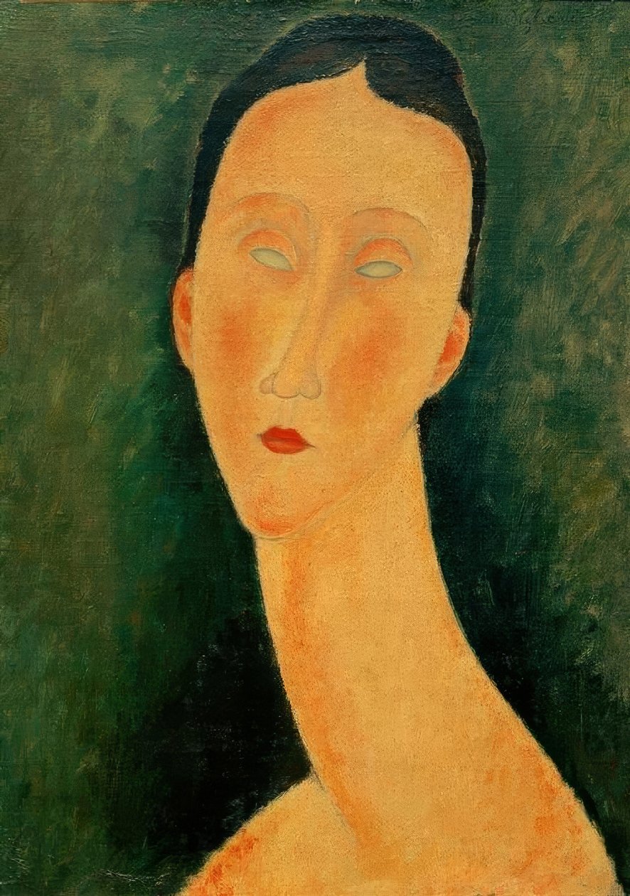 Porträt einer Frau (Lunia) tekijältä Amedeo Modigliani