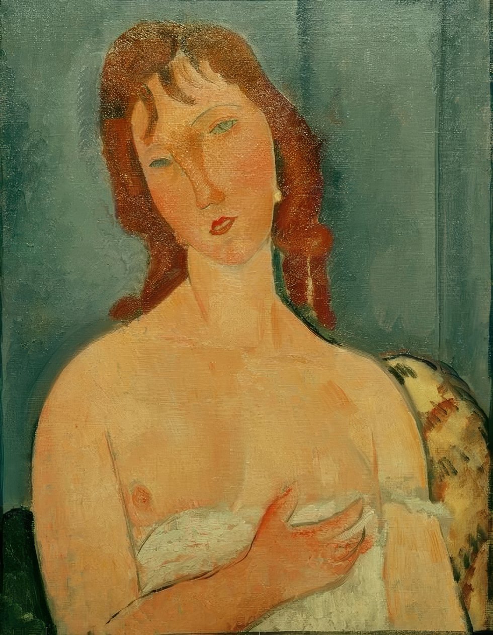 Porträt einer jungen Frau tekijältä Amedeo Modigliani