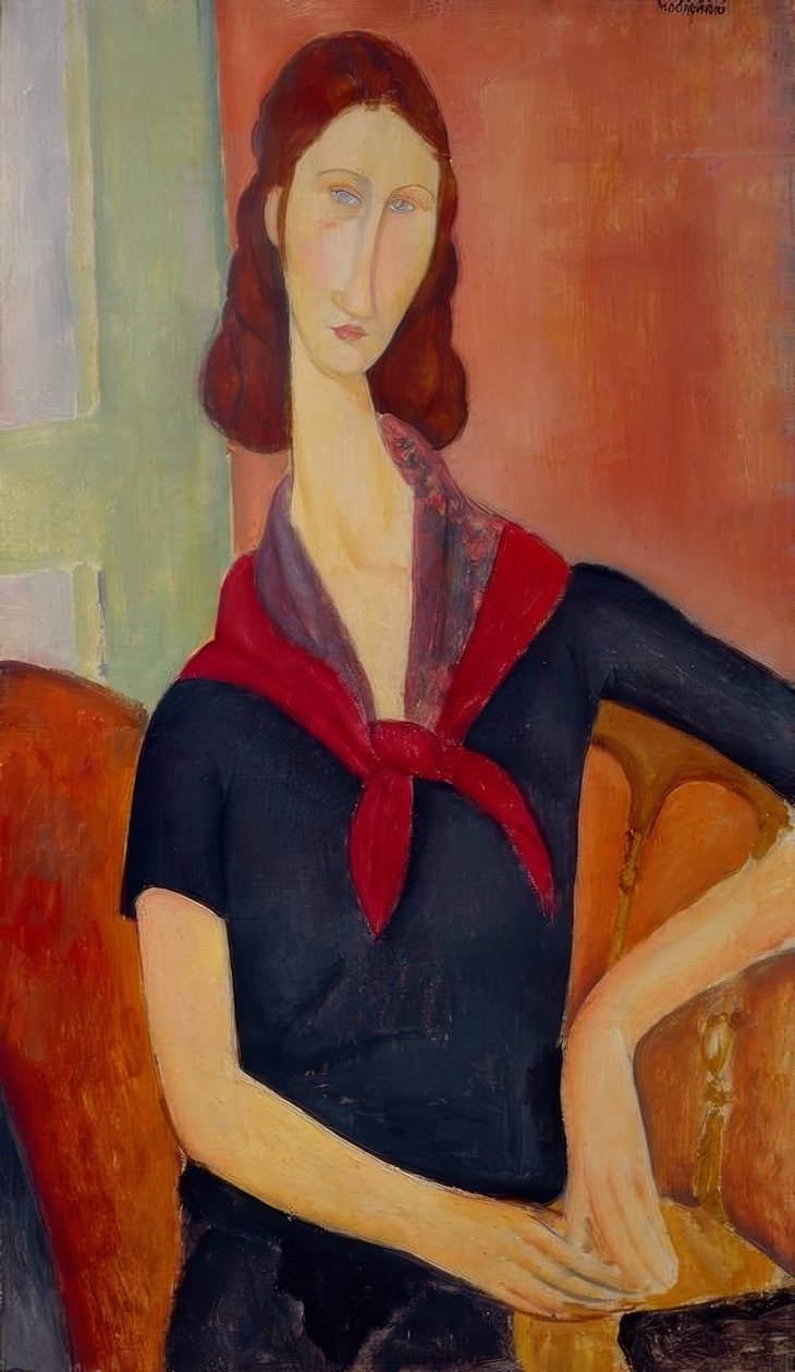 Jeanne Hébuternen muotokuva tekijältä Amedeo Modigliani