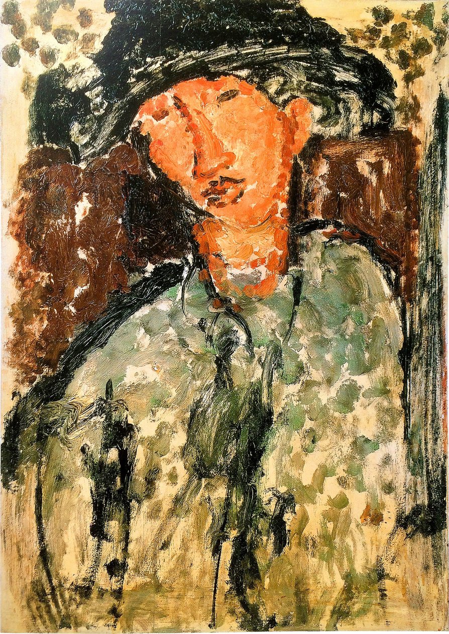 Chaim Soutinen muotokuva 1893-1943. tekijältä Amedeo Modigliani