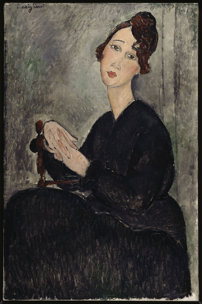 Dèdien muotokuva, 1918 tekijältä Amedeo Modigliani
