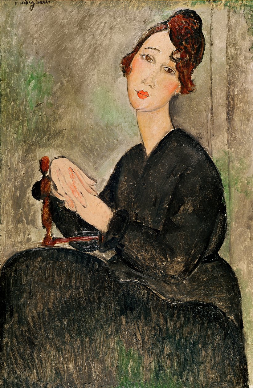 Dedie Haydenin muotokuva, 1918 tekijältä Amedeo Modigliani