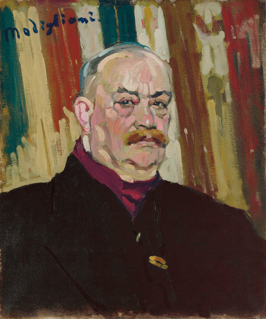 Joseph Levin muotokuva, n. 1909 (öljy kankaalle) tekijältä Amedeo Modigliani