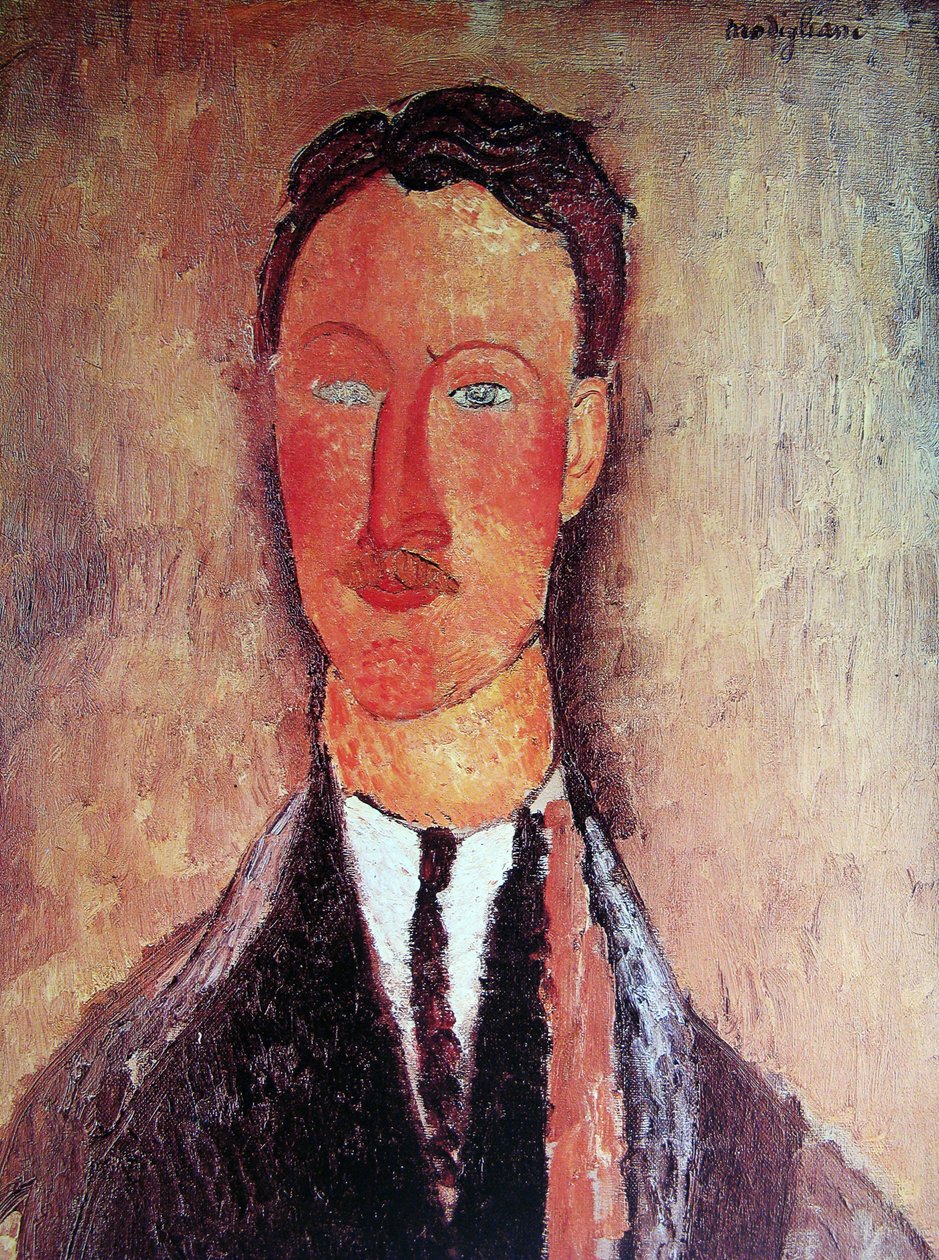 Léopold Survagen muotokuva 1879-1968, 1918 tekijältä Amedeo Modigliani