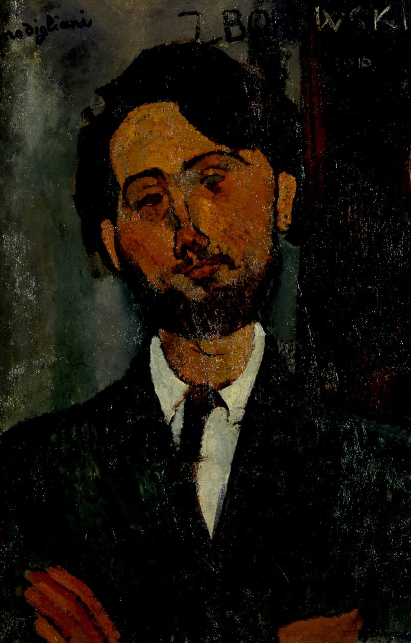 Léopold Zborowskin muotokuva, 1916 tekijältä Amedeo Modigliani