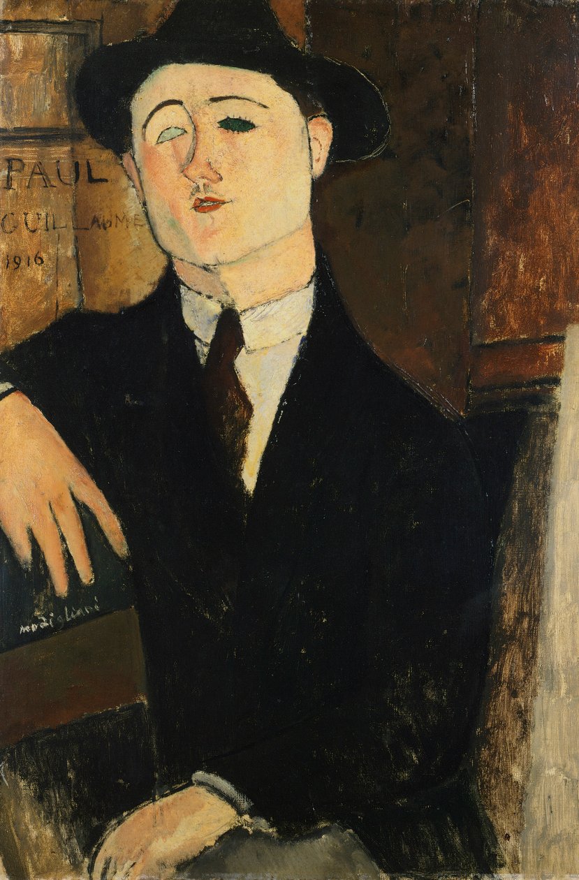 Paul Guillaumen muotokuva tekijältä Amedeo Modigliani