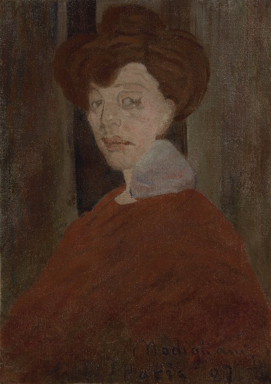 Naisen muotokuva, 1907 tekijältä Amedeo Modigliani