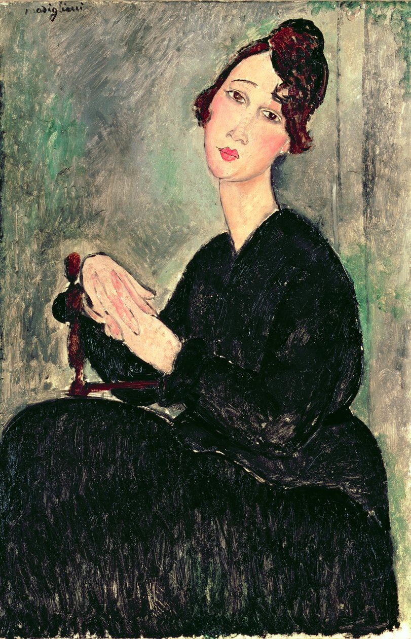 Nuoren naisen muotokuva tekijältä Amedeo Modigliani