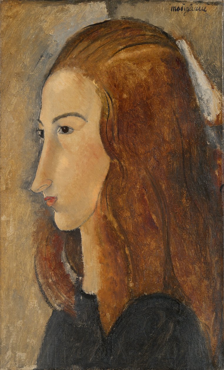 Nuoren naisen muotokuva, 1918 tekijältä Amedeo Modigliani
